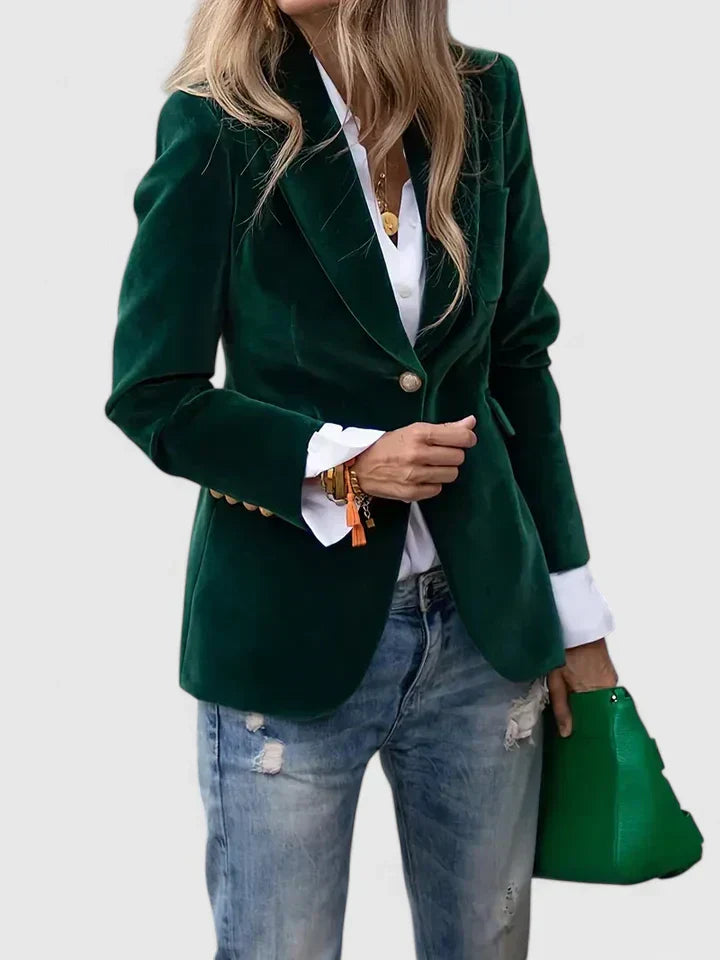 Iréna™ — Blazer élégant au style intemporel