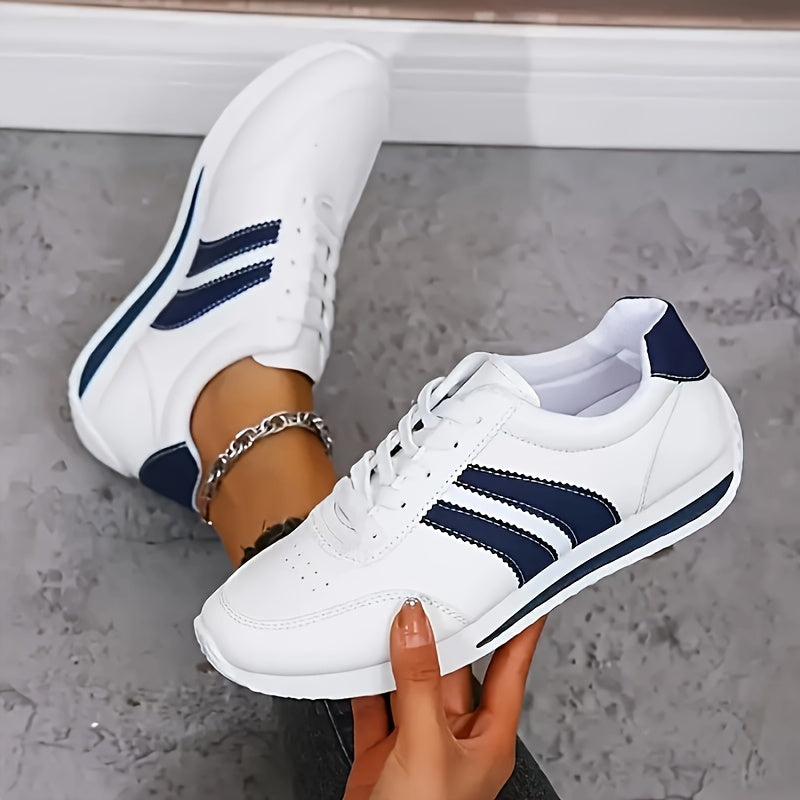 Lucienne™ — Sneakers blanches sportives élégantes confortables