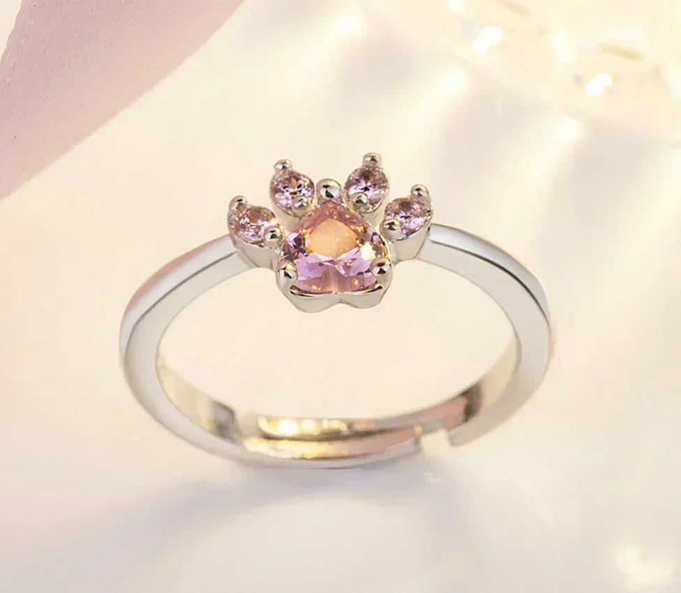 Arbour – Parure de bijoux 4 pièces avec patte et cœur en zirconia