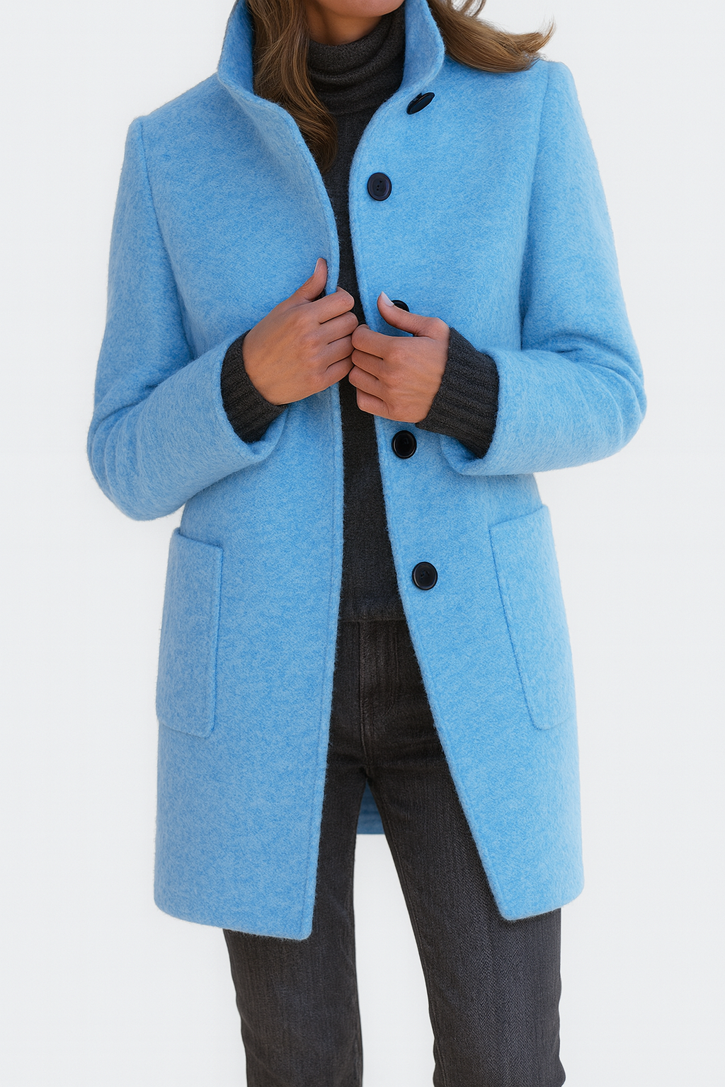 Lidiane™ | La veste à col haut élégante et réconfortante