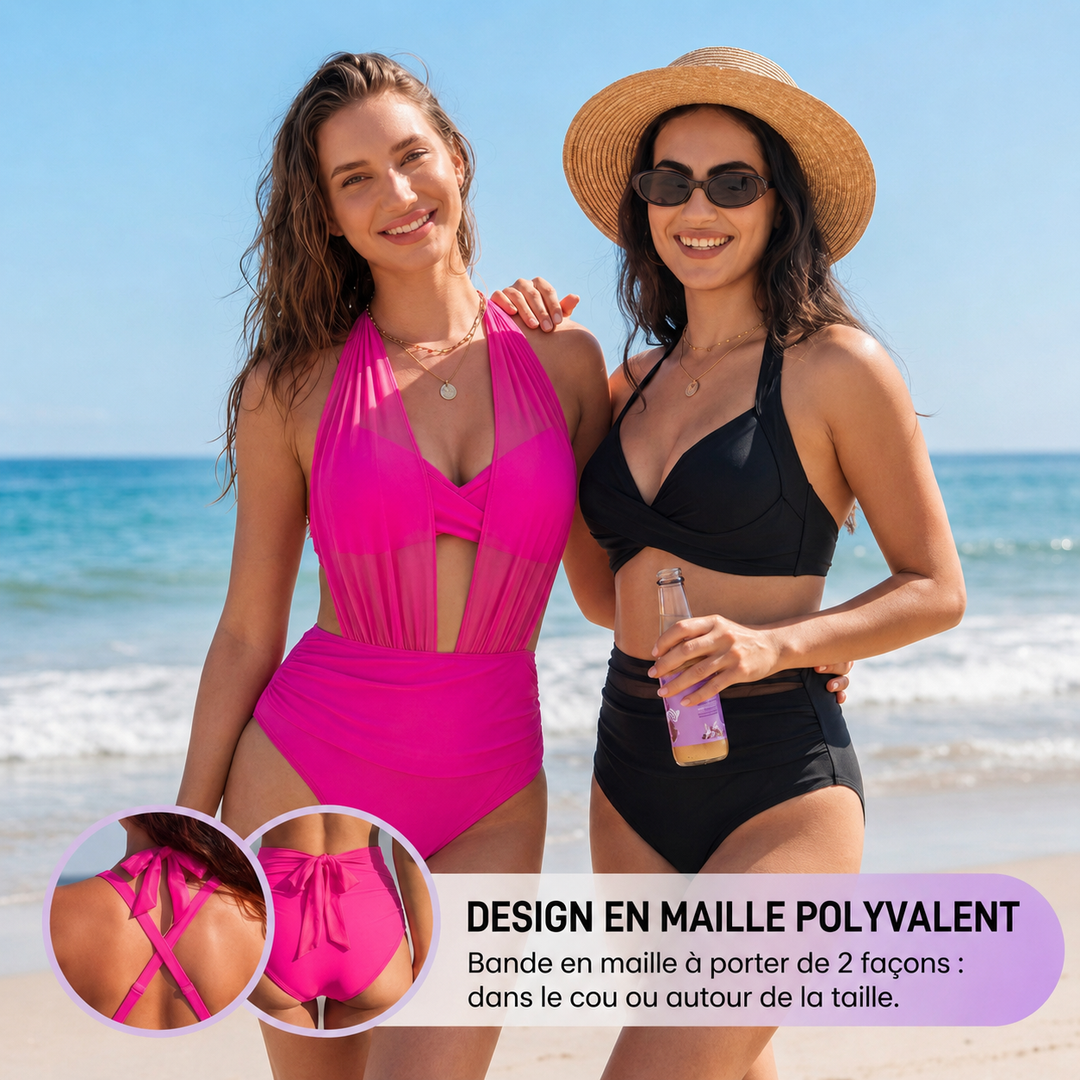 Simone - Bikini taille haute tummy control 1+1 gratuit