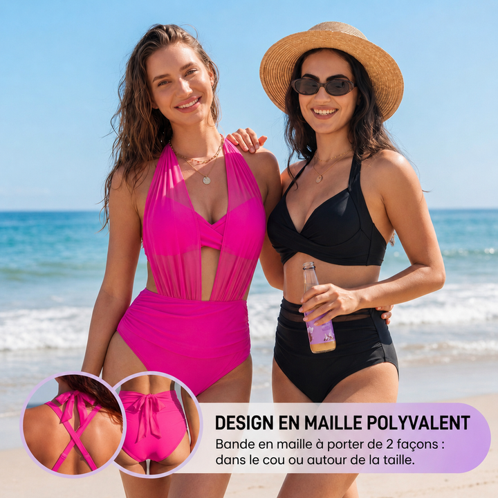 Simone - Bikini taille haute tummy control 1+1 gratuit