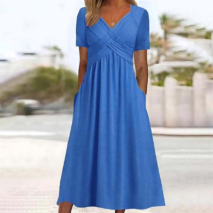 Irène - Robe midi coupe A