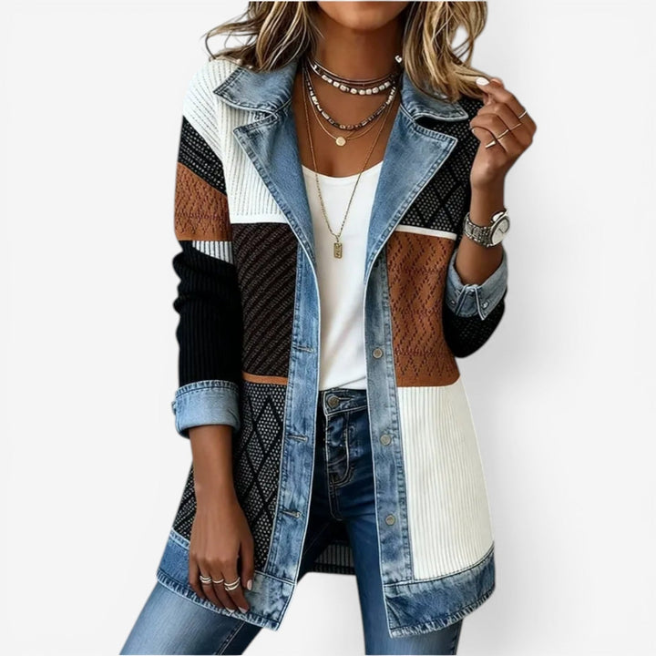 Simone - Veste légère indigo