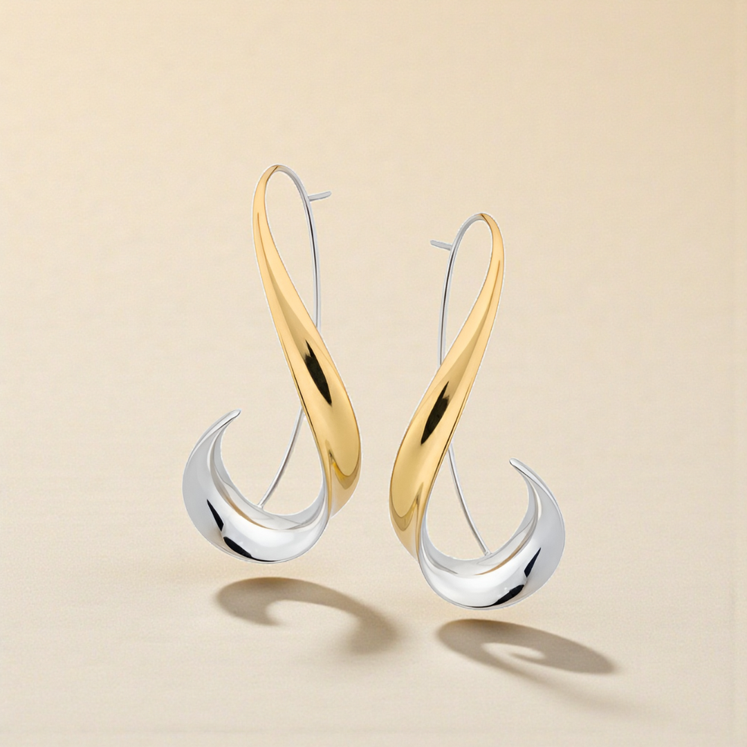 Arielle™ — Boucles élégantes bicolores au confort