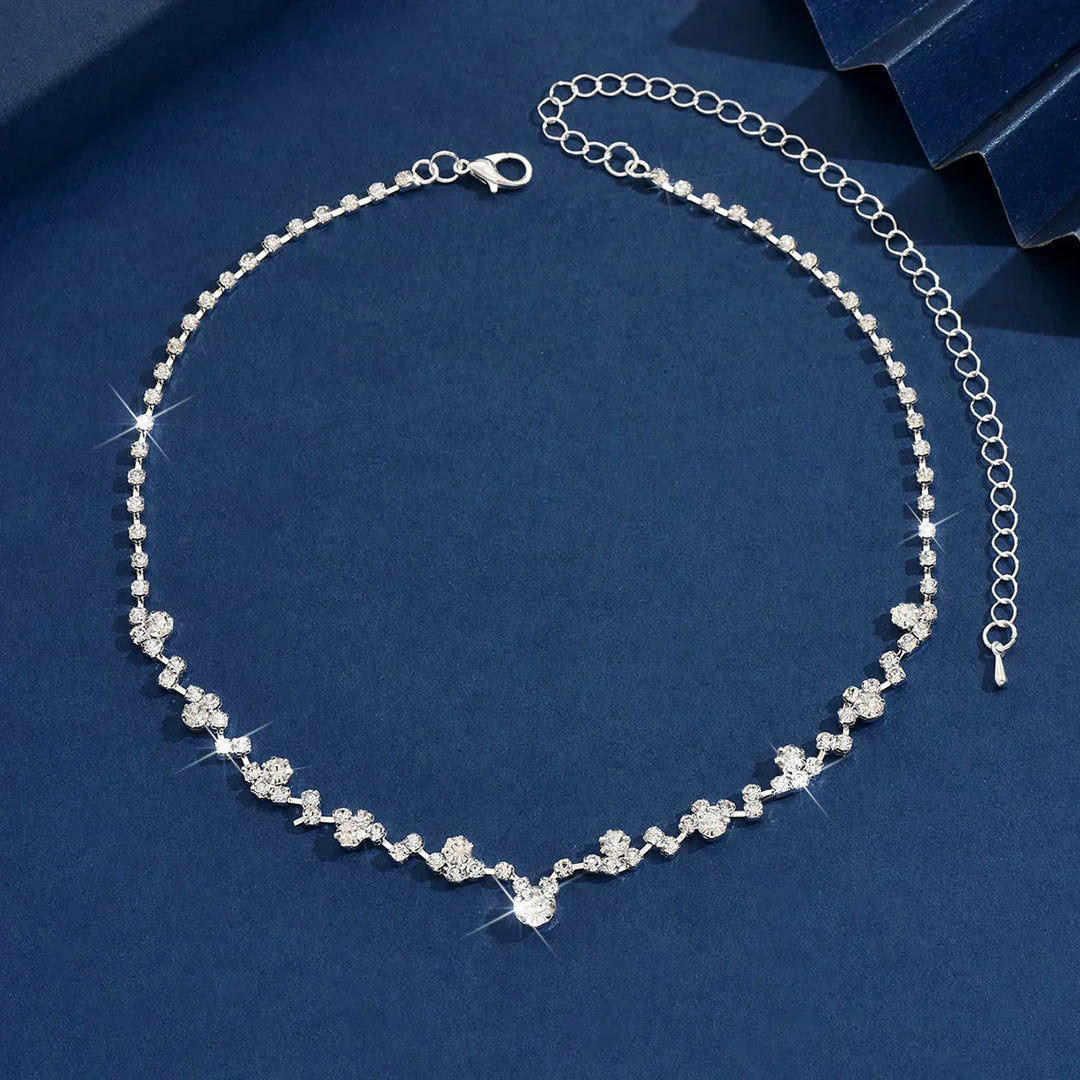 Collier de Mariage Élégant en Diamant