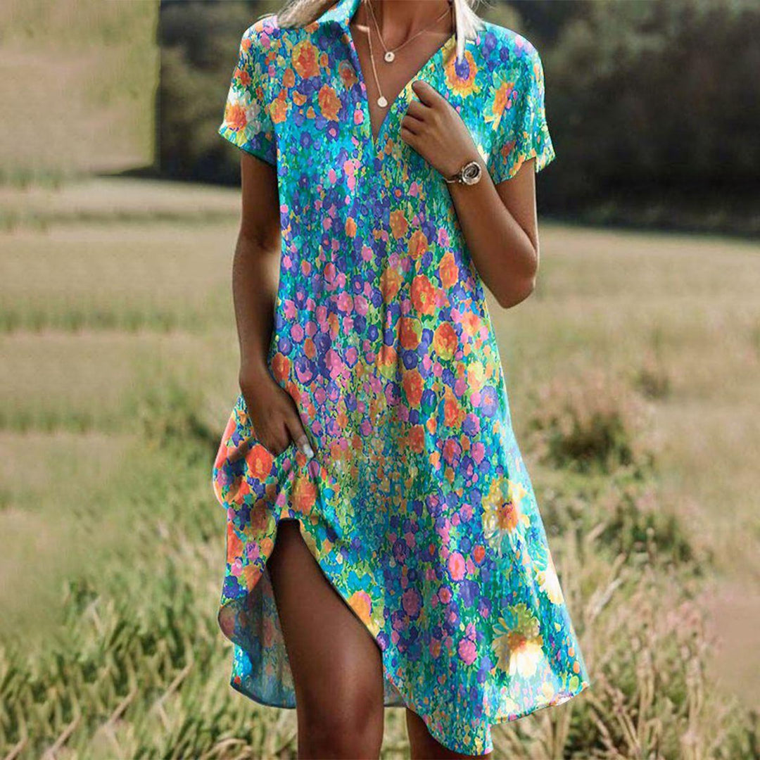 Sylvie - Robe d’été fleurie