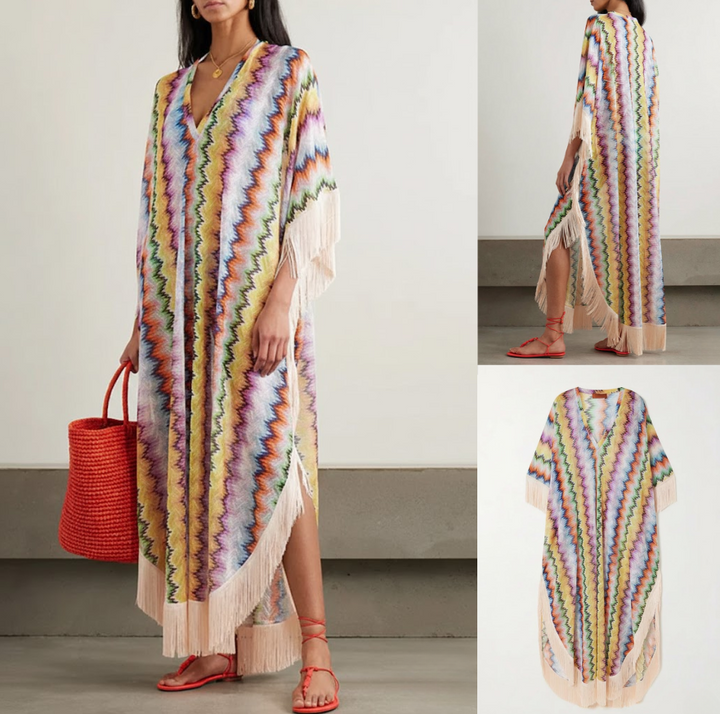Florélie™ — Robe maxi fluide élégante décontractée