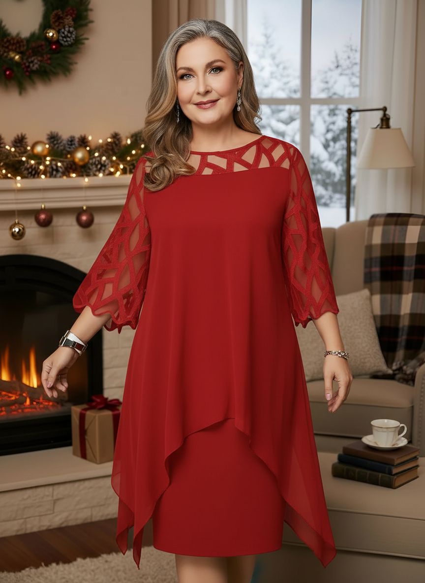 Madeleine™ — Robe élégante dentelle confort quotidien