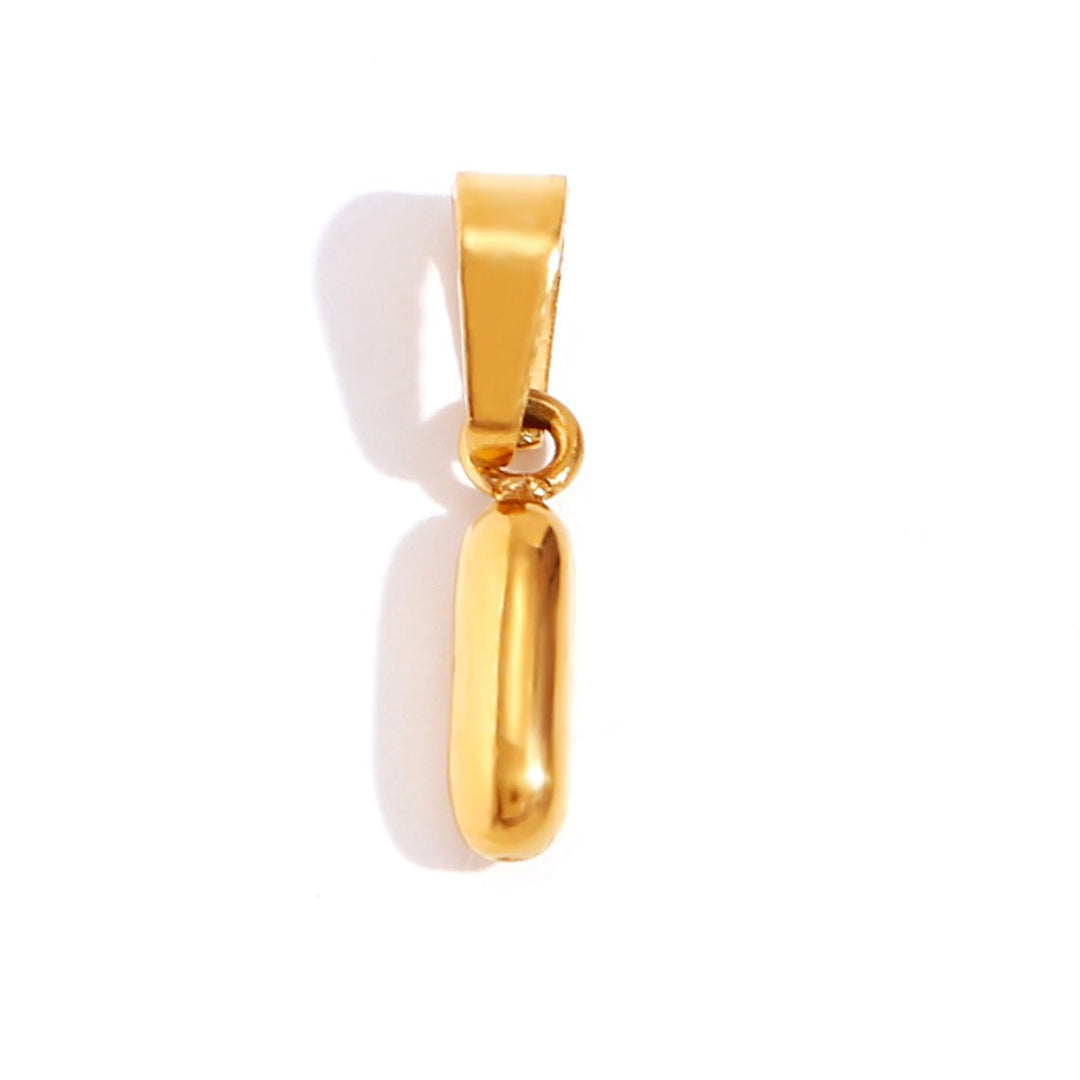 Collier Lettre Bubble Chic