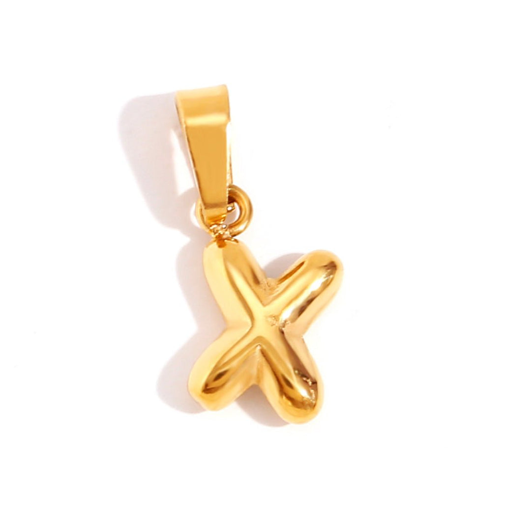 Collier Lettre Bubble Chic