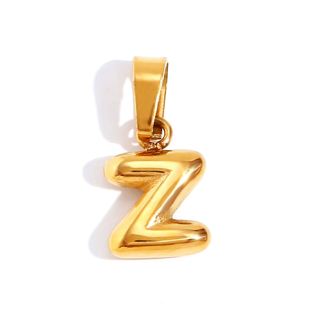 Collier Lettre Bubble Chic