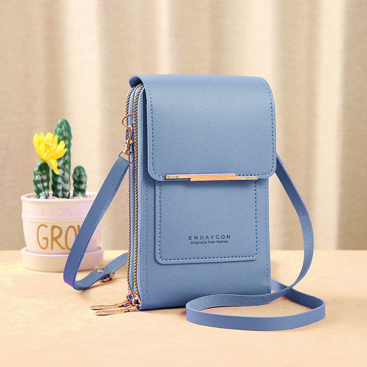 Aurélie™ — Sac bandoulière sécurisé tactile élégant